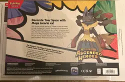Pokemon TCG Ascended Heroes Mega Lucario Premium Poster Collection Box New UK - Image 2