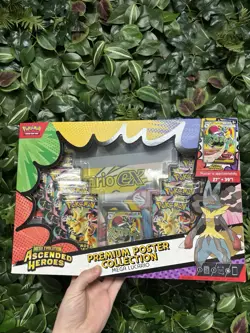 Pokemon Ascended Heroes Mega Lucario Premium Poster Collection Box NEW Sealed - Image 1