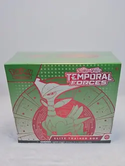 Pokemon Scarlet & Violet Temporal Forces Elite Trainer Box ETB Iron Leaves New - Image 1