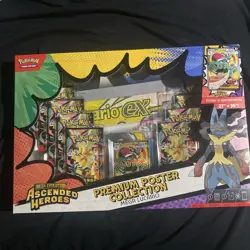 Pokemon TCG Mega Lucario ex Premium Poster Collection Box - Ascended Heroes NEW - Image 1