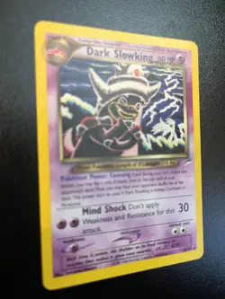 Pokemon TCG Dark Slowking Neo Destiny Card 20/105 Unlimited Rare LP - Image 2
