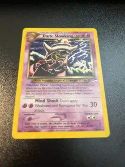 Pokemon TCG Dark Slowking Neo Destiny Card 20/105 Unlimited Rare LP - Image 3
