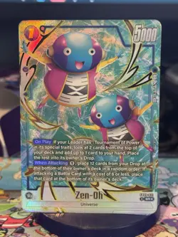Dragon Ball Super Card Game Fusion World Zen-Oh FB09-031 SR Alternate Art - Image 1
