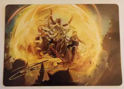 Heroic Intervention Art Card (Gold-Stamped Signature) Art Series: Universes... - Image 1