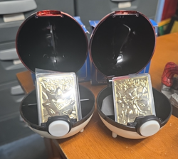 2 Burger King Pokeball Gold Plated 24k Pokemon Cards Togepi Mewtwo - Image 2