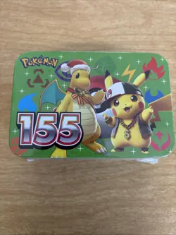 New Tin Full If Pokemon Cards 155 - Image 1