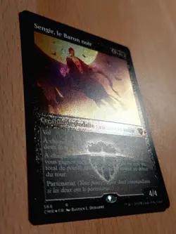 MtG Magic # Etched FOIL # Sengir, le Baron noir / the Dark Baron, FRENCH - Image 3