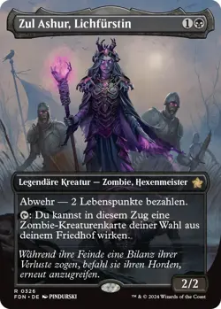 MTG Magic the Gathering FDN Zul Ashur Lichfurstin 0326 rare deutsch - Image 1