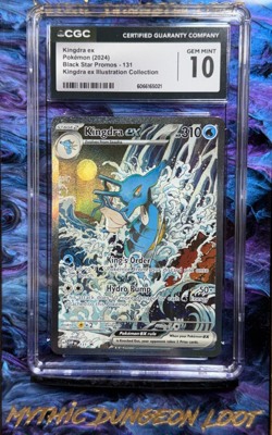 Kingdra EX #131 Black Star Promo | Illustration Collection - CGC 10 - Pokemon - Image 1