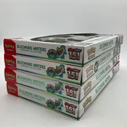 Lot of (4) Pokemon TCG 151 MEW EN Blooming Waters Premium Collection Boxes NEW - Image 3