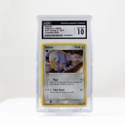 2005 Pokemon Tauros Cosmos Holo POP Series 2 5/17 - CGC Gem Mint 10 POP3 - Image 2