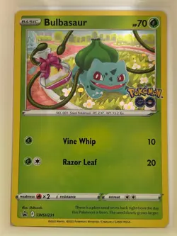 Bulbasaur SWSH231 Holo Promo Sword & Shield Promo Pokemon NM - Image 1