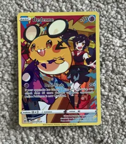 Pokemon TCG Dedenne TG07/TG30 Trainer Full Art Holo Card - Image 1