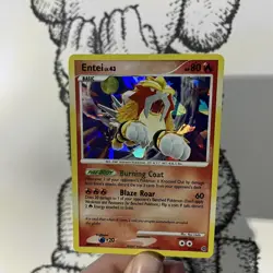 Pokemon Cards - Entei 4/132 Holo Rare Secret Wonders 2007 Pokemon Cracked Ice LP - Image 2