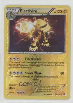 Electivire Reverse Foil Pokemon Black & White Boundaries Crossed #54 - Image 1