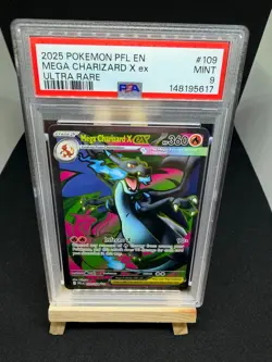 Pokemon Phantasmal Flames Mega Charizard Ex 109/094 Ultra Rare PSA 9 Mint - Image 1