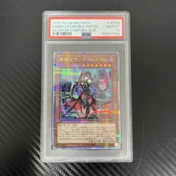 YuGiOh Diabellstar the Black Witch PSA10 25th Secret Rare AGOV JP006 - Image 1