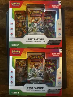 Pokemon TCG: First Partner Illustration Collection: Series 1 - Lot Of 2 Boxes - Image 1