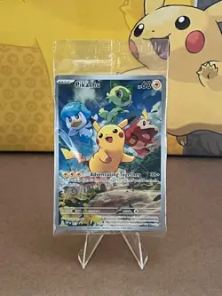 Pikachu 027 SEALED Pokemon TCG Black Star Promo Near Mint Paldea Evolved ETB - Image 1