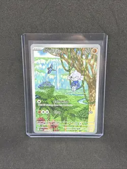Pokemon Meditite Illustration Rare 153/142 Sv07: Stellar Crown Holo Near Mint - Image 1