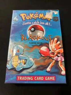 Pokemon TCG Blackout Theme Deck Sealed 1999 Wizards of the Coast See Photos - Image 1