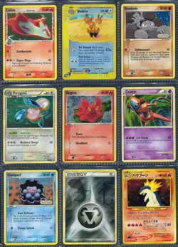 🫧Vintage Pokemon Collection Lot Binder Slugma + Deoxys.NM-LP+ Crispy!🤌#2 - Image 2