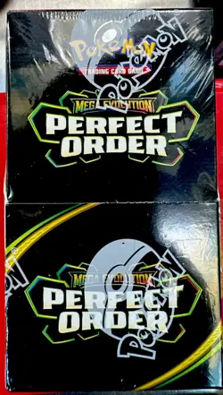 Pokemon TCG Mega Evolution Perfect Order Half Booster Box (18 packs) SEALED - Image 1
