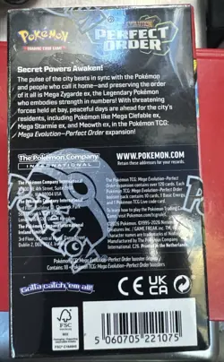 Pokemon TCG Mega Evolution Perfect Order Half Booster Box (18 packs) SEALED - Image 3