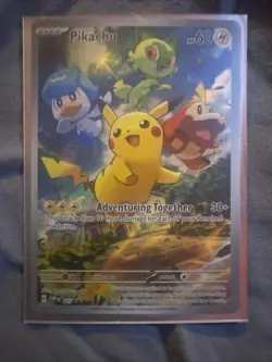 Pokemon TCG Pikachu 027 Promo Holo Black Star - Image 2