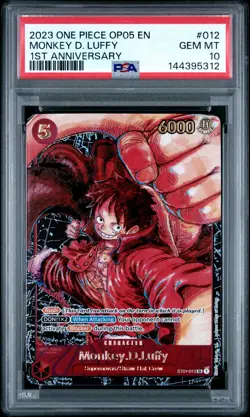 2023 ONE PIECE OP05-AWAKENING OF THE NEW ERA #012 MONKEY D. LUFFY PSA 10 - Image 1