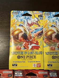 One Piece EB-03 OP15-EB04 Sleeved Booster Packs - TEN (10 Total) SEALED /NEW !! - Image 2