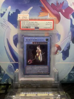YuGiOh Ruin Queen of Oblivion PSA10 Ultimate Rare Relief JP034 2005 - Image 1