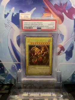 YuGiOh The Winged Dragon of Ra PSA10 Secret Rare English Promo GBI003 - Image 1