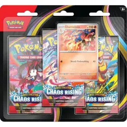 PRESALE CONFIRMED Pokemon TCG Chaos Rising 3-Pack Blister - New, Sealed Boosters - Image 1