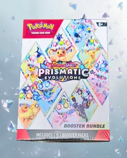 Pokemon TCG Scarlet & Violet Prismatic Evolutions Booster Bundle Sealed New 6pk - Image 1