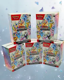 Pokemon TCG Scarlet & Violet Prismatic Evolutions Booster Bundle Sealed New 6pk - Image 3