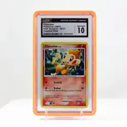 Pokemon Chimchar Cosmos Holo #14 POP Series Promo 6 2007- CGC 10 POP 2 - Image 1