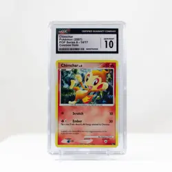 Pokemon Chimchar Cosmos Holo #14 POP Series Promo 6 2007- CGC 10 POP 2 - Image 2
