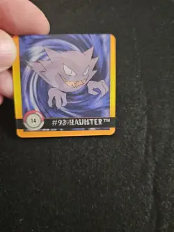 1999 Haunter Gastly #14 Artbox Pokemon Action Flipz Premier Edition Lenticular - Image 2