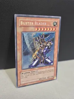 Vintage Yu-Gi-Oh TCG Buster Blader BPT-008 Secret Rare Tin Promo Holo Card EN - Image 3