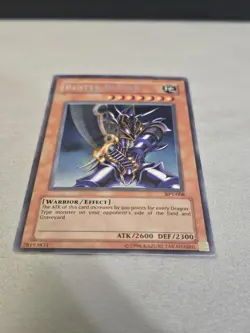 Vintage Yu-Gi-Oh TCG Buster Blader BPT-008 Secret Rare Tin Promo Holo Card EN - Image 4