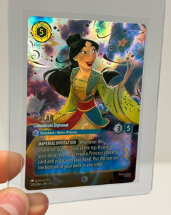 Disney Lorcana TCG MULAN Considerate Diplomat Enchanted 235/204 Fabled English - Image 4