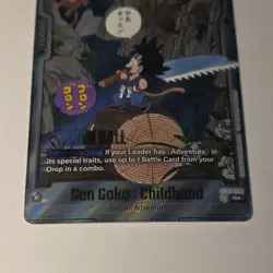 Bandai Dragon Ball Super Card Game Son Goku Childhood Foil SB01-053 - Image 3