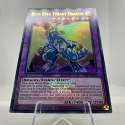 Yugioh Blue-Eyes Tyrant Dragon 25LP-EN019 Ultra Rare with Stamp NM - Image 4