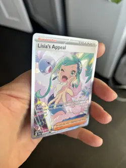 Pokemon TCG Lisia's Appeal Full Art Rare Card Surging Sparks 246/191 NM Pack Fre - Image 3