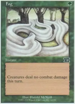 Fog ~ Moderately Played 6th Edition Sixth MTG Magic UltimateMTG Green Card - Image 1