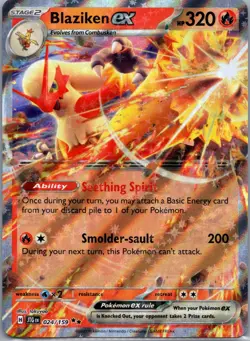 Blaziken ex 024/159 Near Mint Pokemon Card - Image 1