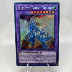 Yugioh Blue-Eyes Tyrant Dragon 25LP-EN019 Secret Rare with Stamp NM - Image 1