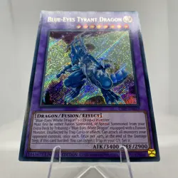 Yugioh Blue-Eyes Tyrant Dragon 25LP-EN019 Secret Rare with Stamp NM - Image 4