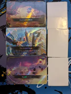 Riftbound Worlds 2025 Jumbo/Blank promo cards lot all in original sleeves - Image 1
